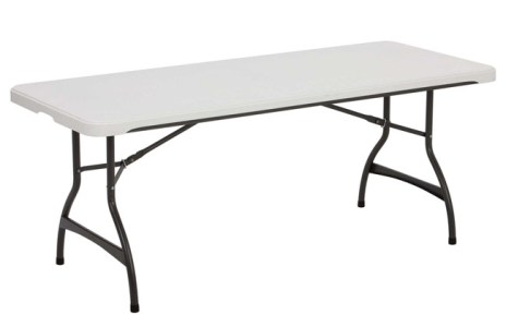6 ft Commercial Rectangular 
						Folding Table for $10.00 each.